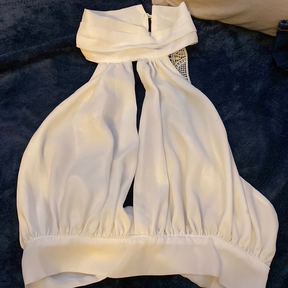 SHEIN size xs white blouse